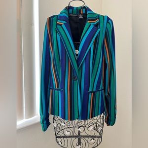 Stripe Blazer